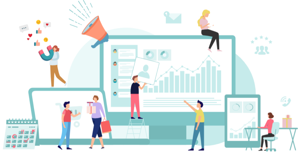 Retail Report illustration.